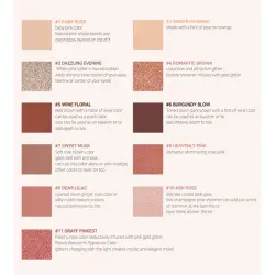 2aN Eyeshadow Palette - Rosely Blossom 9.5 gr - 3