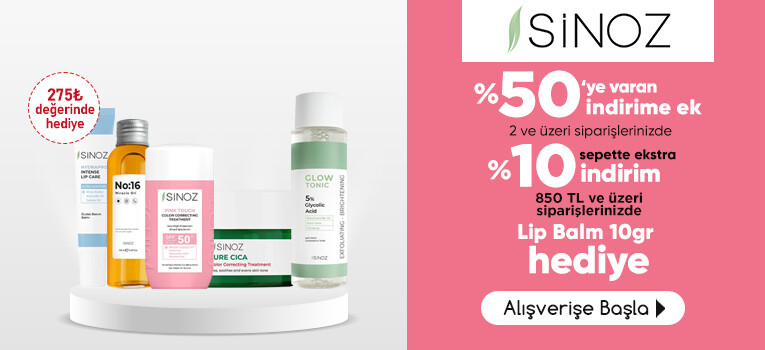 %50'ye Varan İndirime Ek %10 Sepette Ekstra İndirim Lip Balm 10gr Hediye