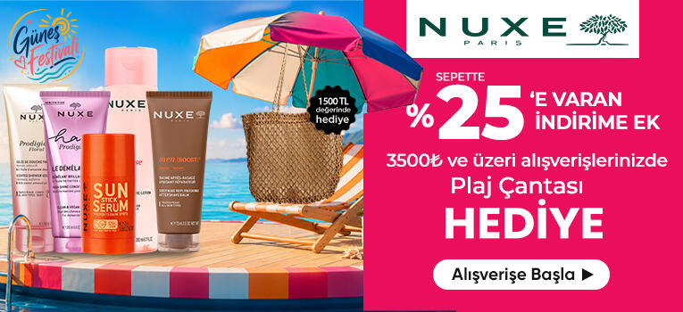 Güneş Festivali Nuxe Plaj Çanta Hediyeli