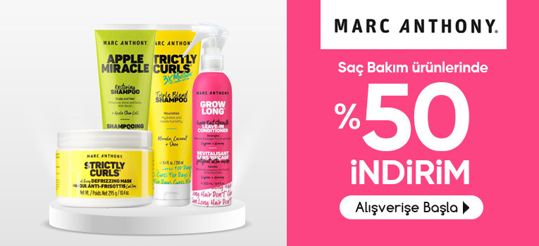 Saç Bakım Ürünlerinde %50 İndirim