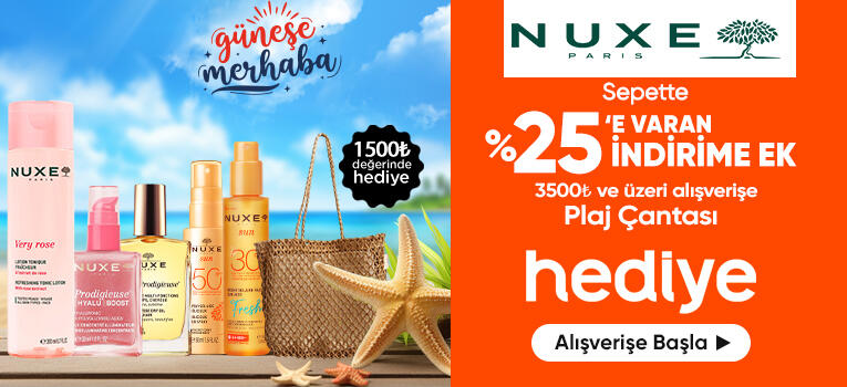 Güneşe Merhaba Nuxe Plaj Çanta Hediyeli
