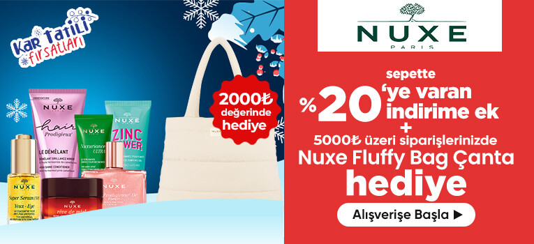 Nuxe çanta hediye