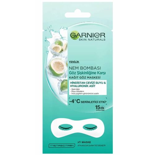 Garnier Nem Bombası Yorgunluk Karşıtı Kağıt Göz Maskesi