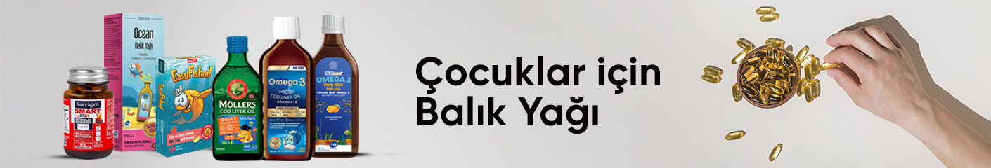 Çocuklar için Balık Yağı Ürünleri
