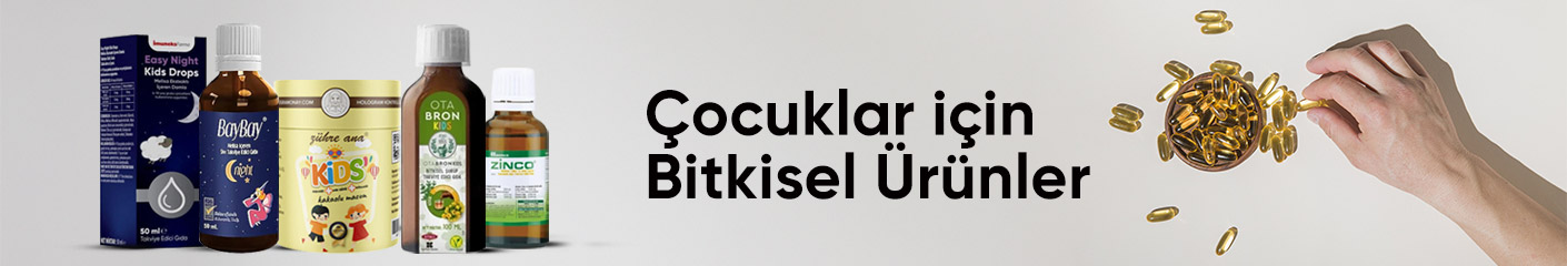 Çocuklar için Bitkisel Ürünleri