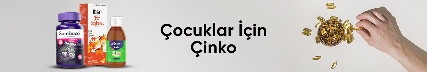 Çocuklar için Çinko Ürünleri