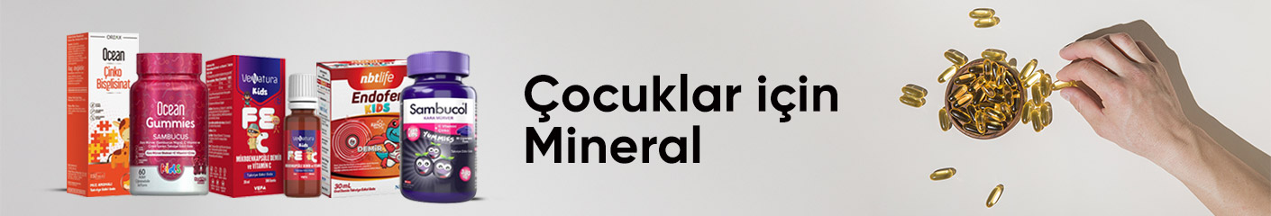 Çocuklar için Mineral Ürünleri