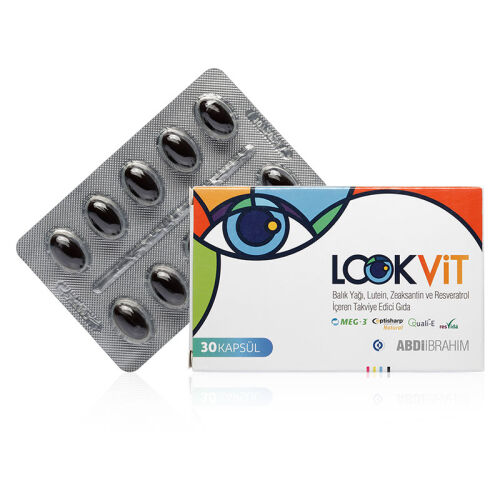 Abdi İbrahim Lookvit Takviye Edici Gıda 30 Kapsül - Abdi İbrahim (1)