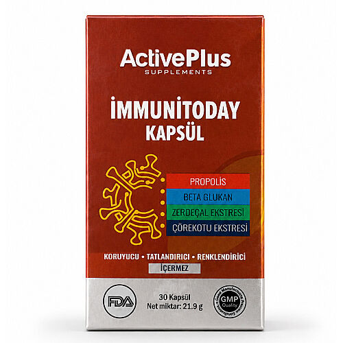 Active Plus Immunitoday Takviye Edici Gıda 30 Kapsül - Active Plus