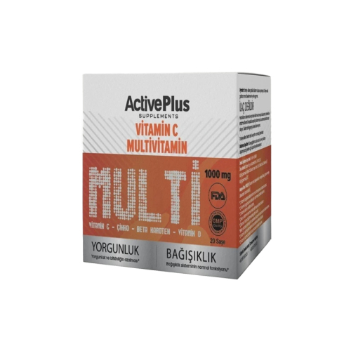Active Plus Vitamin C Multivitamin 20 Saşe - Active Plus