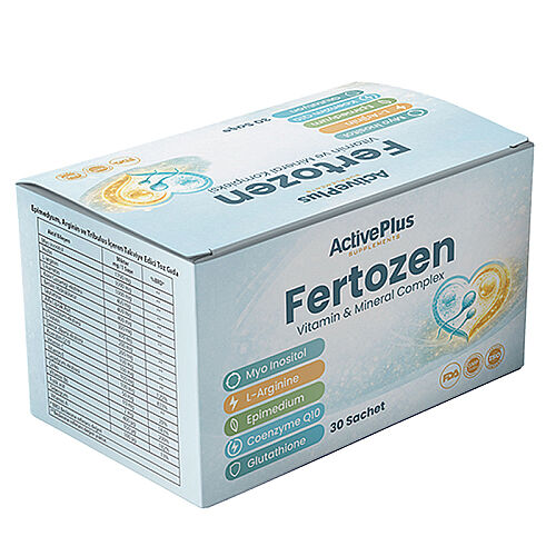 ActivePlus Fertozen Vitamin ve Mineral İçeren Takviye Edici Gıda 30 Şase - Active Plus