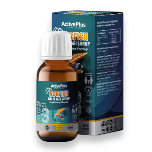 ActivePlus Norfish Balık Yağı Şurup 150 ml - 1