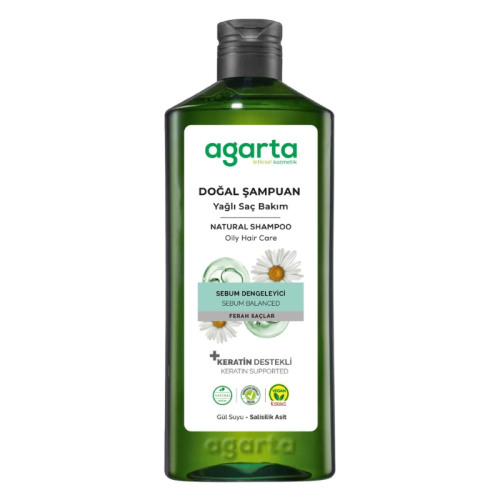 Agarta Yağlı Saç Bakım Şampuanı 400 ml - Agarta