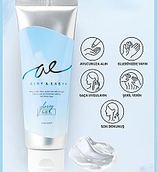 Airy Easy Glossy Gel Parlak ve Güçlü Saç Şekillendirici 100 ml - 2