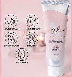 Airy Easy Glossy Hair Milk Jelly Besleyici ve Parlak Saç Şekillendirici 100 ml - 2