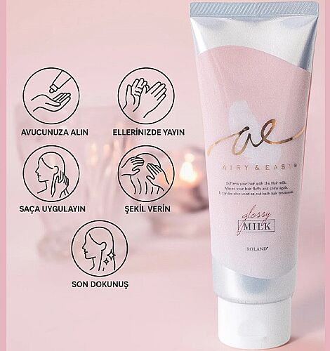 Airy Easy Glossy Hair Milk Jelly Besleyici ve Parlak Saç Şekillendirici 100 ml - Airy Easy (1)