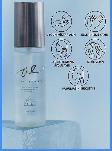 Airy Easy Glossy Repair Oil Saç Bakım Yağı 100 ml - Airy Easy (1)