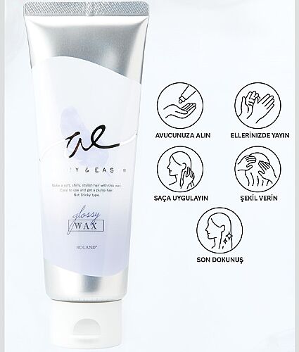 Airy Easy Glossy Wax Parlak ve Esnek Saç Şekillendirici 100 ml - Airy Easy (1)