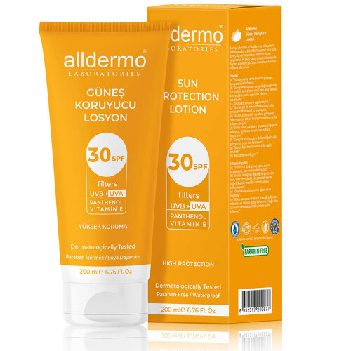Alldermo Güneş Koruyucu Losyon Spf30+ 200 ml - 2