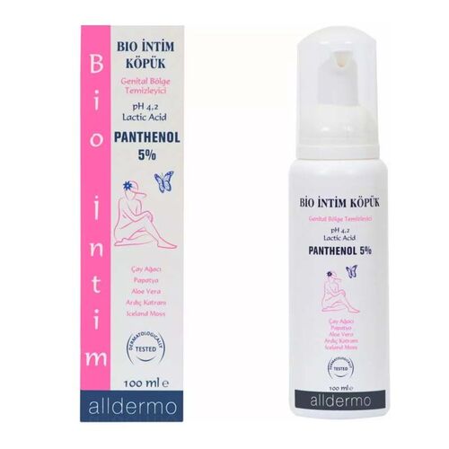 Alldermo Panthenol Bio İntim Köpük 100ml - Alldermo