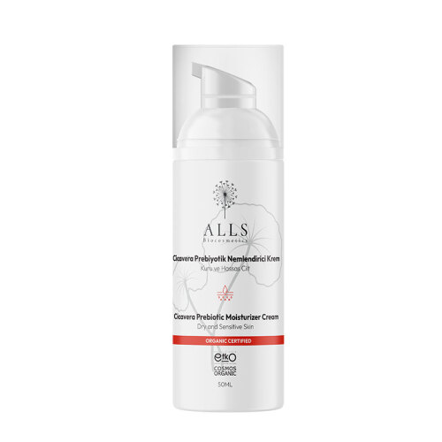 Alls Biocosmetics Organik CicaVera Prebiyotik Nemlendirici Krem 50 ml - Alls Biocosmetics