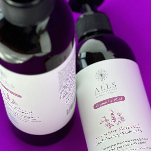Alls Biocosmetics Organik Anti Stretch Mark Çatlak Önlemeye Yardımcı Jel 350 ml (Promosyon Ürünü) - 8