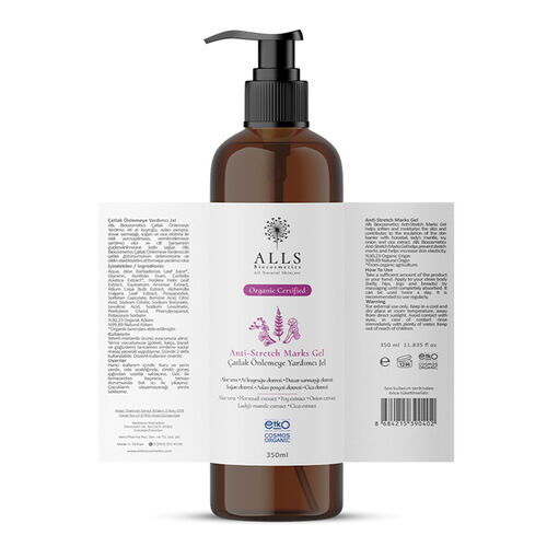 Alls Biocosmetics Organik Anti Stretch Mark Çatlak Önlemeye Yardımcı Jel 350 ml (Promosyon Ürünü) - 1
