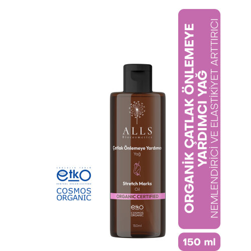 Alls Biocosmetics Organik Çatlak Önlemeye Yardımcı Yağ 150 ml - 3