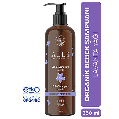 Alls Biocosmetics Organik Lavantalı Bebek Şampuanı 350 ml - Alls Biocosmetics (1)