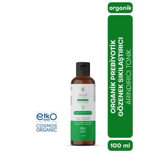 Alls Biocosmetics Organik Prebiyotik Gözenek Sıkılaştırıcı Tonik 100 ml - Alls Biocosmetics (1)