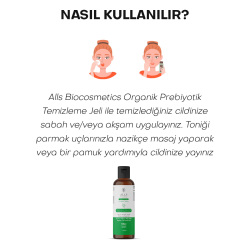 Alls Biocosmetics Organik Prebiyotik Gözenek Sıkılaştırıcı Tonik 100 ml - 5