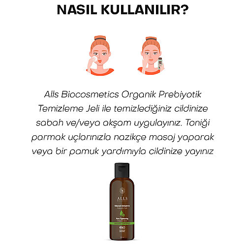 Alls Biocosmetics Organik Prebiyotik Gözenek Sıkılaştırıcı Tonik 100 ml - 4