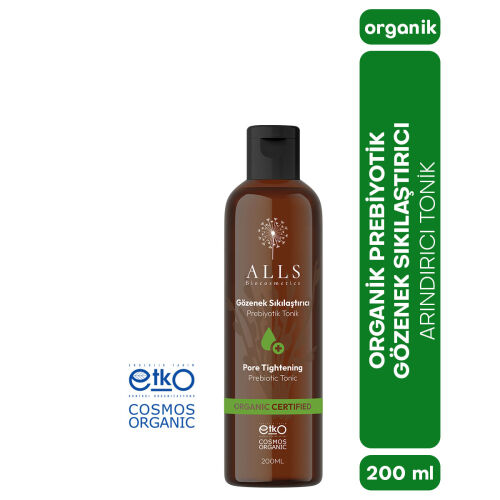 Alls Biocosmetics Organik Prebiyotik Gözenek Sıkılaştırıcı Tonik 200 ml - Alls Biocosmetics (1)