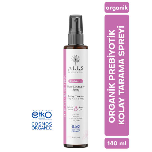 Alls Biocosmetics Organik Prebiyotik Kolay Tarama Saç Açıcı Sprey 140 ml (Promosyon Ürünü) - 3
