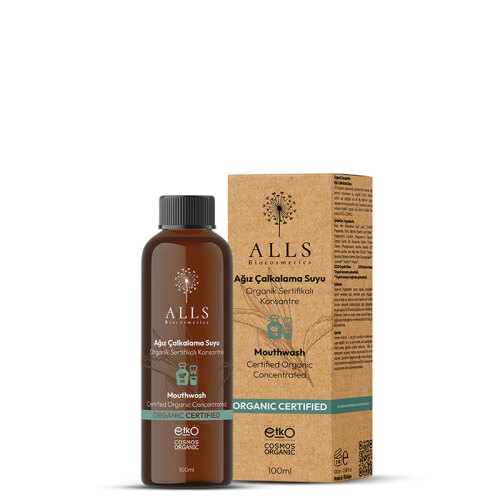 Alls Biocosmetics Organik Sertifikalı Konsantre Ağız Çalkalama Suyu 100 ml - Alls Biocosmetics