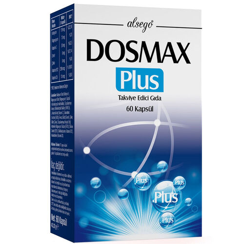 Alsego Dosmax Plus Takviye Edici Gıda 60 Kapsül - 1