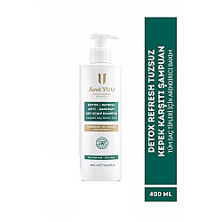 And You Detox Refresh Tuzsuz Kepek Karşıtı Şampuan – Tüm Saç Tipleri İçin Arındırıcı Bakım 400 ml - 2