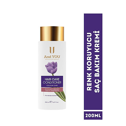 And You Haır Condıtıoner Colour Care - Renk Koruyucu Saç Bakım Kremi 200 ml - And You (1)