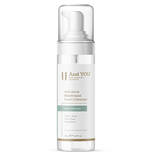 And You Siyah Nokta Karşıtı Yüz Temizleme Köpüğü 150 ml - Akneye Eğilimli Ciltler İçin - And You