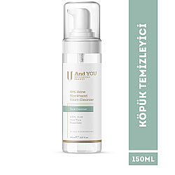 And You Siyah Nokta Karşıtı Yüz Temizleme Köpüğü 150 ml - Akneye Eğilimli Ciltler İçin - 2