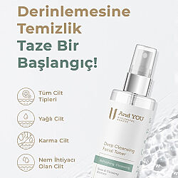 And You Temizleyici Yüz Toniği 200 ml - 2