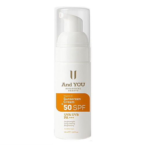 And You Vitamin C Güneş Kremi SPF 50+ 50 ml - And You