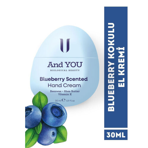 And You Yaban Mersini Nemlendirici El Kremi 30 ml (Promosyon Ürünü) - 2