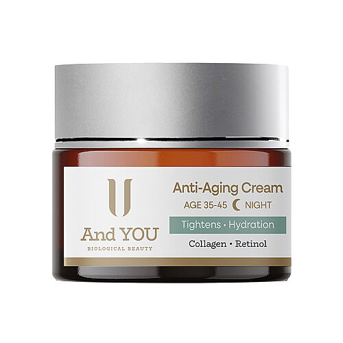 And You Yaşlanma Karşıtı Gece Kremi 50 ml – 35-45 Yaş Yoğun Bakım - And You