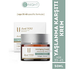 And You Yaşlanma Karşıtı Gece Kremi 50 ml – 35-45 Yaş Yoğun Bakım - 2