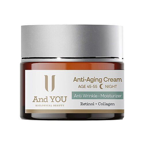 And You Yaşlanma Karşıtı Gece Kremi 50 ml 45-55 Yoğun Bakım - And You