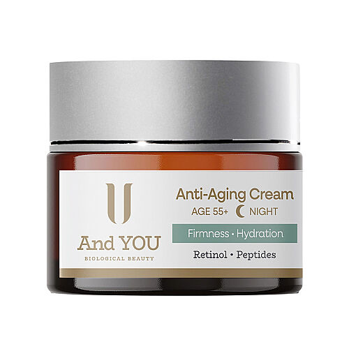 And You Yaşlanma Karşıtı Gece Kremi 50 ml – 55+ Yaş Yoğun Bakım - And You