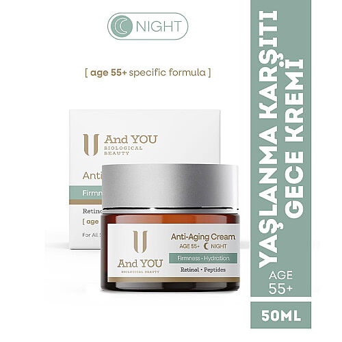 And You Yaşlanma Karşıtı Gece Kremi 50 ml – 55+ Yaş Yoğun Bakım - And You (1)
