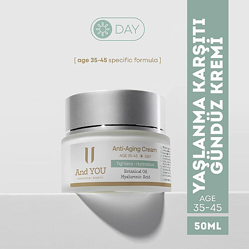 And You Yaşlanma Karşıtı Gündüz Kremi 50 ml – 35-45 Yaş Yoğun Bakım - And You (1)