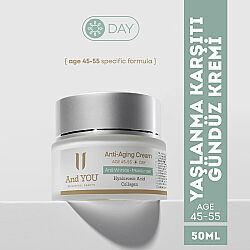 And You Yaşlanma Karşıtı Gündüz Kremi 50 ml – 45-55 Yaş Yoğun Bakım - 2
